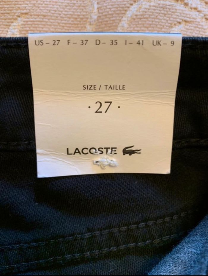 Jean noir Lacoste - photo numéro 4