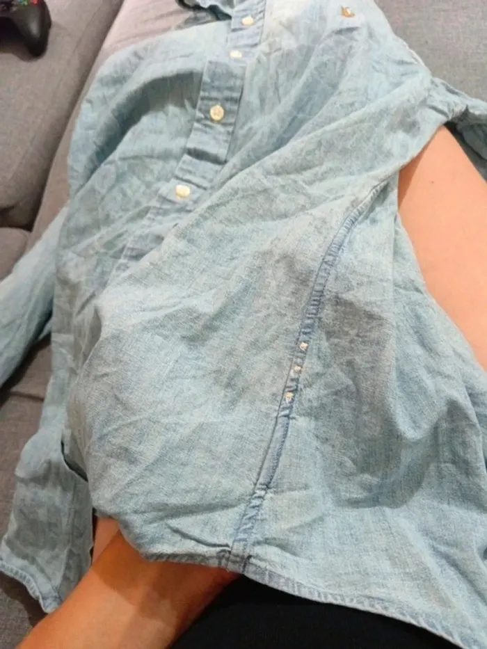 C46 chemise bleu Ralph Lauren S - photo numéro 5