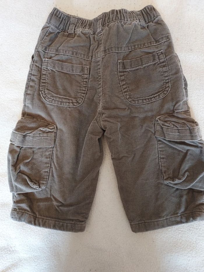 Pantalon brun velours doublé - photo numéro 2