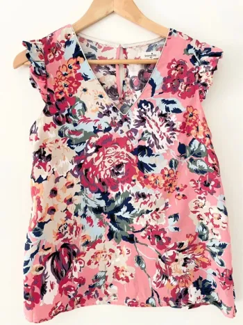 Blouse Emma & ella fleurie rose taille S