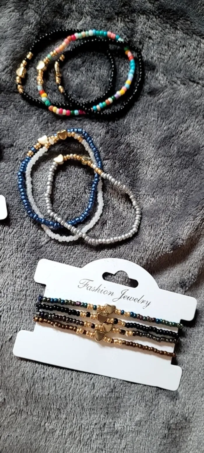 Lot bracelets perles - photo numéro 3
