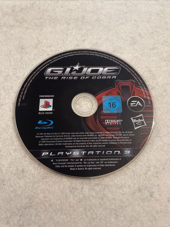 G.I.Joe Le Reveil Du Cobra Jeu Playstation 3 FR