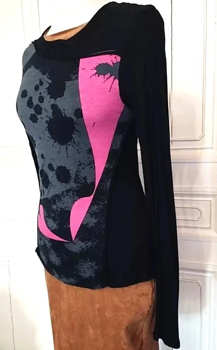 Paramita Top Pull Biface Dos Ouvert 12 Boutons TS/M - photo numéro 5