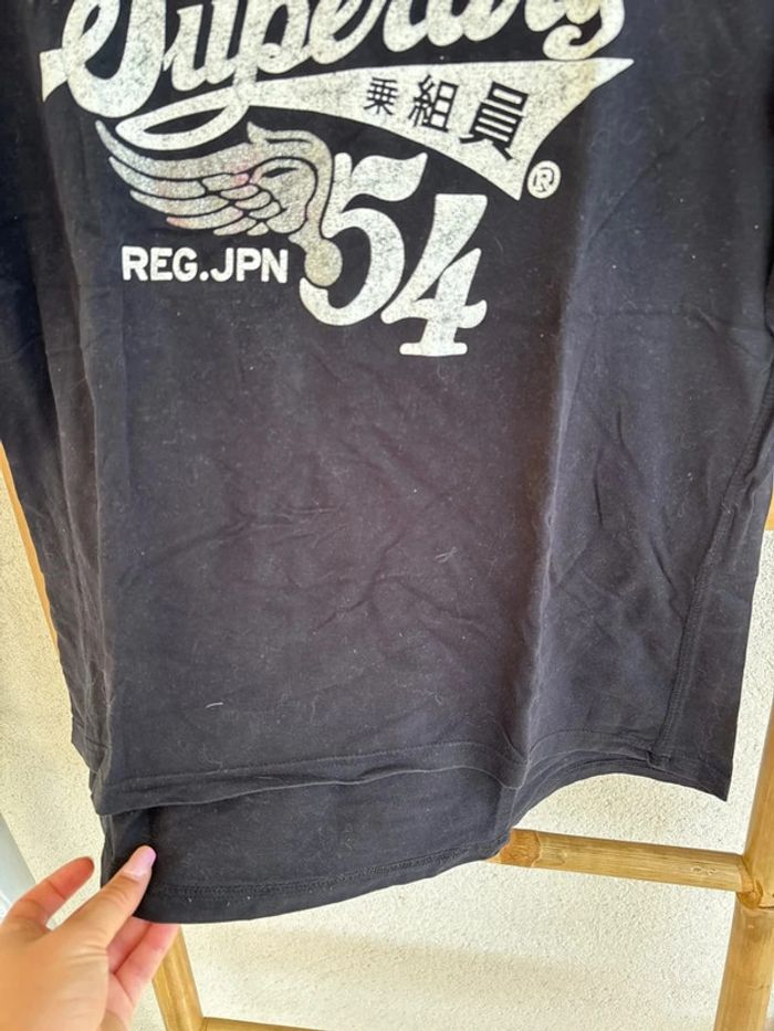 T-shirt noir superdry taille S - photo numéro 7