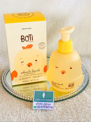 Jabón líquido de glicerina Boti Baby OBoticario