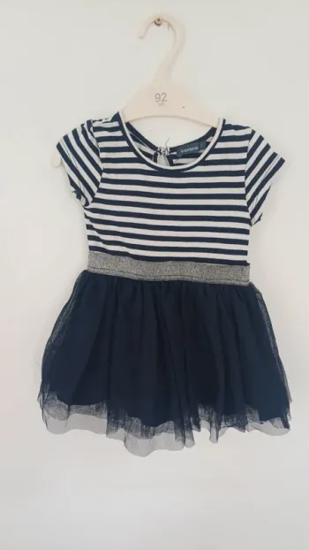 Robe tutu bleu marine 2 ans