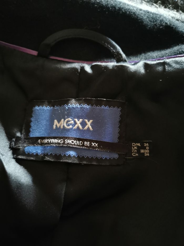 Manteau mi long noir et gris Mexx - photo numéro 8