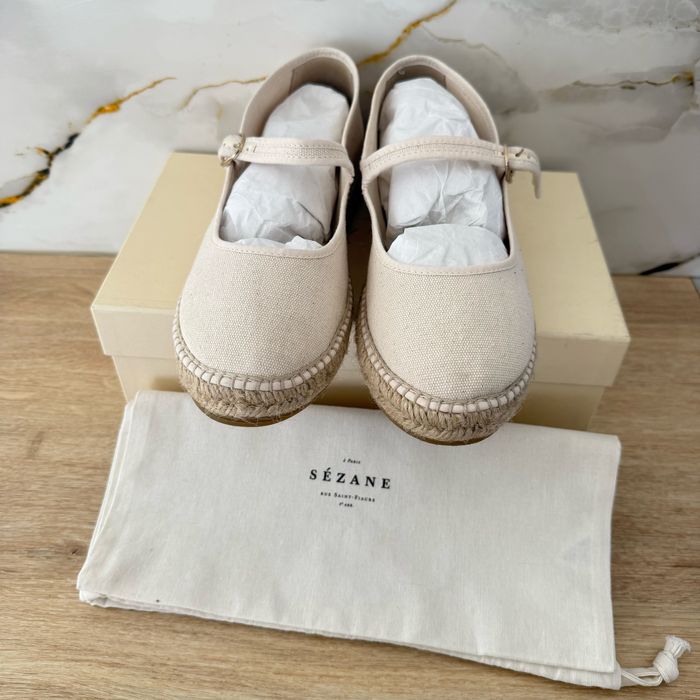 Paire d’espadrilles Sézane Mariana lin. Pointure 39. Neuve. - photo numéro 3