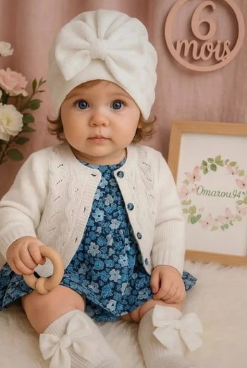 Ensemble complet 4 pièces sergent major fille 6 mois 🎀