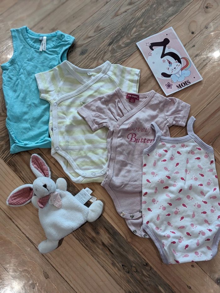 Lots body été bébé 3mois