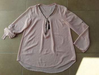 Blouse rose pâle femme 40 TBE