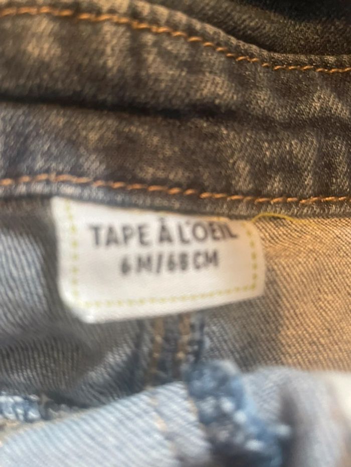Lot de pantalons/jeans bébé 6 mois - photo numéro 4