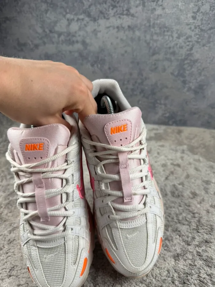 Nike P-6000 Running Digital Pink - White & Orange & Pink - photo numéro 11