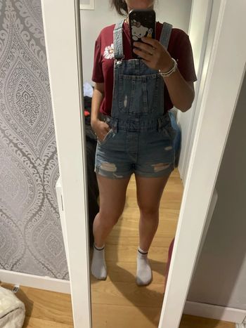 Salopette short en jean