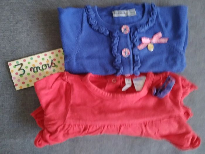 Ensemble gilet blouse - photo numéro 4