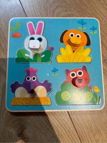 Jeu encastrement  en bois