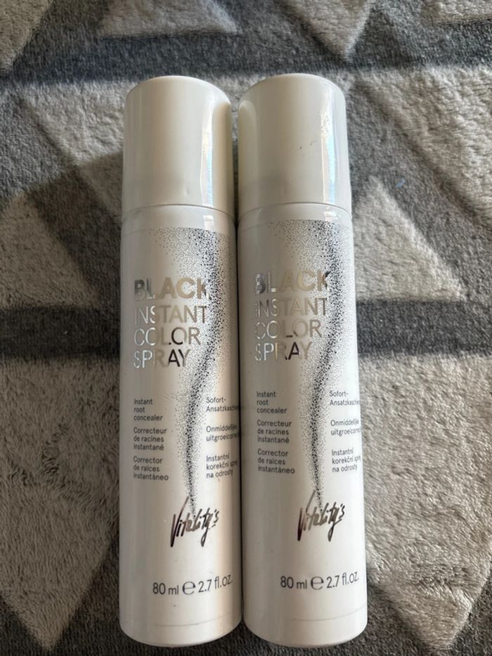 Vitality’s instant color spray black