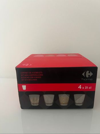 Lot de 4 verres