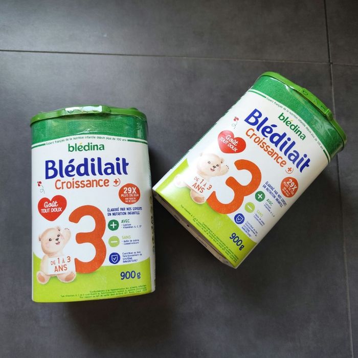 Lot de 2 boîtes de lait de croissance maternisé - Blédilait