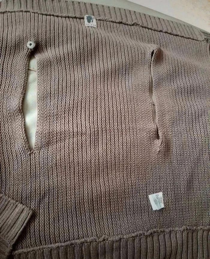 Pull en mailles sans manches - photo numéro 5