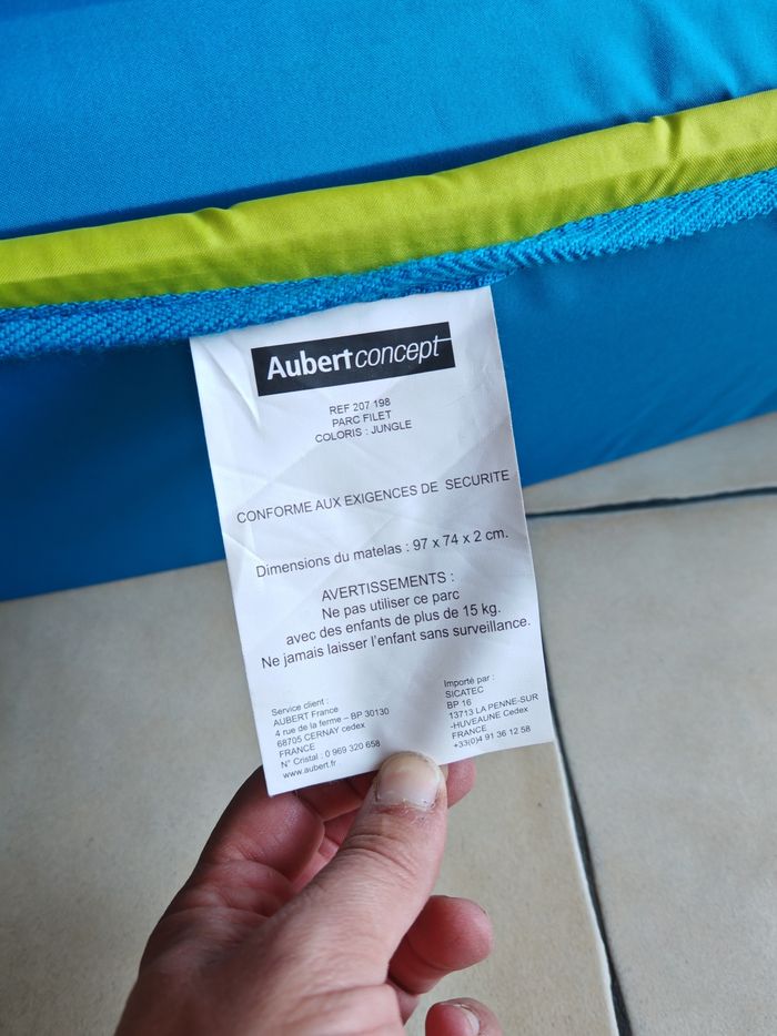 Parc pliable bébé aubert concept - photo numéro 4