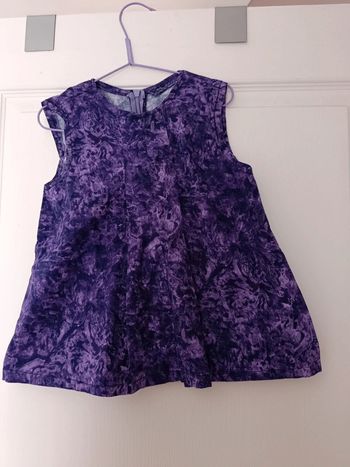 Robe violette 3 ans