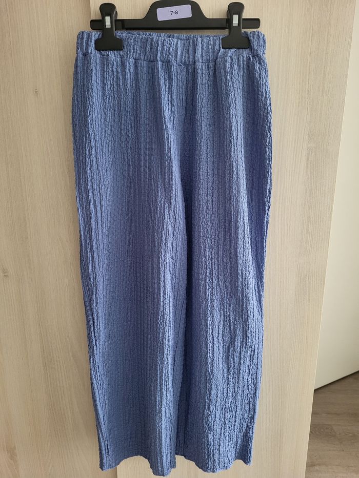 Pantalon fluide bleu Tex 7/8 ans