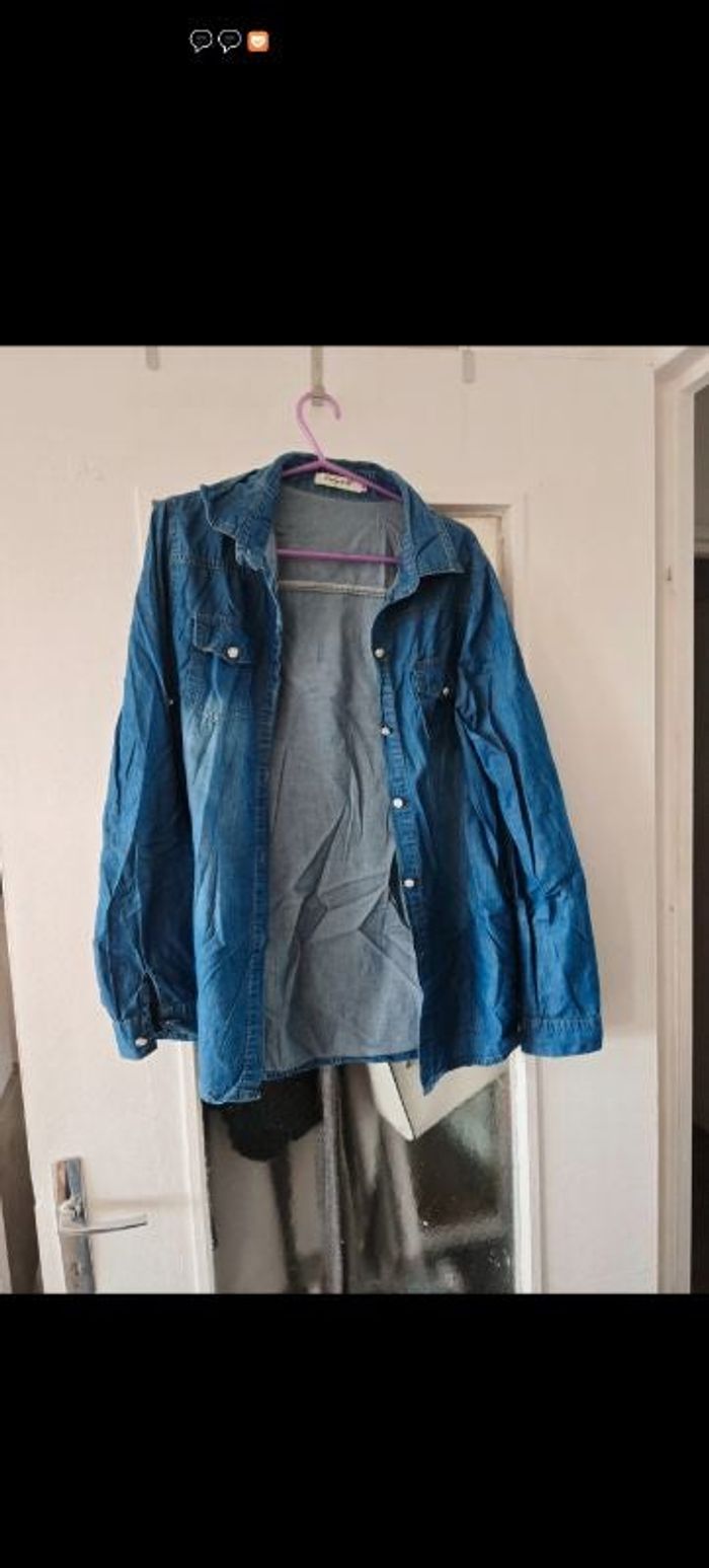 Chemise en jeans