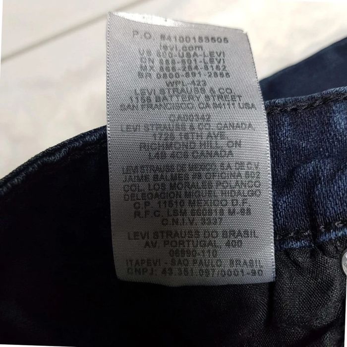 Jean Levi's 535 Legging 9M Bleu Marine - photo numéro 13