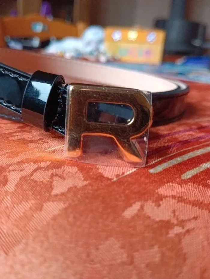 Ceinture femme Rochas 100% veau taille 42 - photo numéro 2