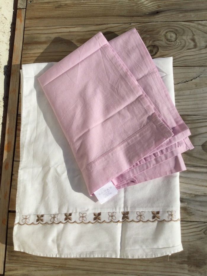 2 draps bébé vertbaudet - photo numéro 3