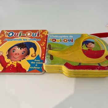 Lot de deux livres oui-oui