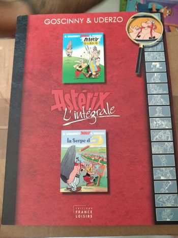 BD astérix édition france loisirs, astérix le gaulois, la serpe d'or