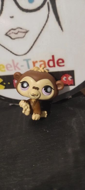 My Littlest Petshop Pet Shop LPS Authentic  Hasbro Monkey Gorilla Singe 834