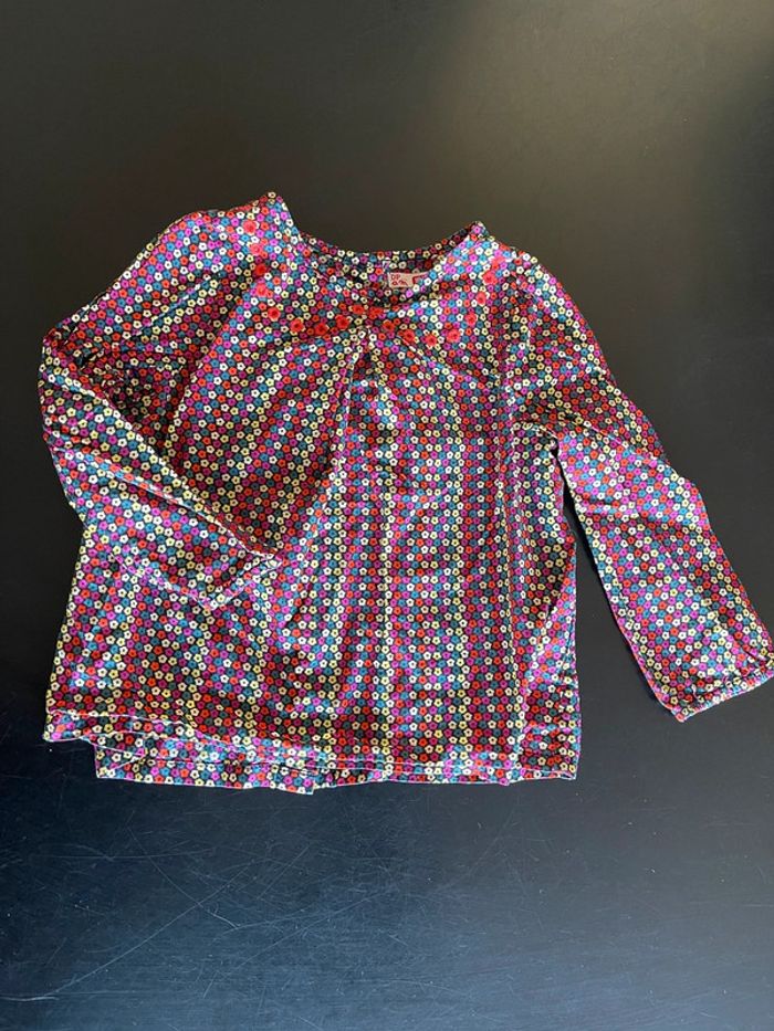 Blouse DPAM 18 mois fleurie