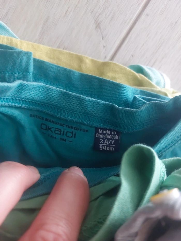 Lot de 8 t-shirts 36 mois (90-97 cm) très bon état - photo numéro 10