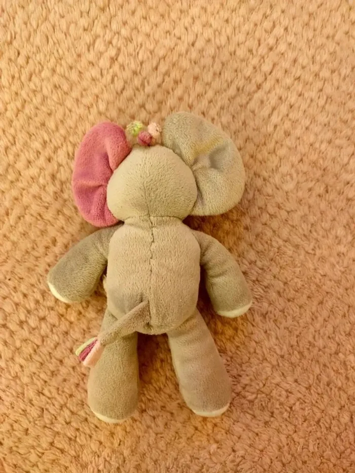 Peluche éléphant - photo numéro 3