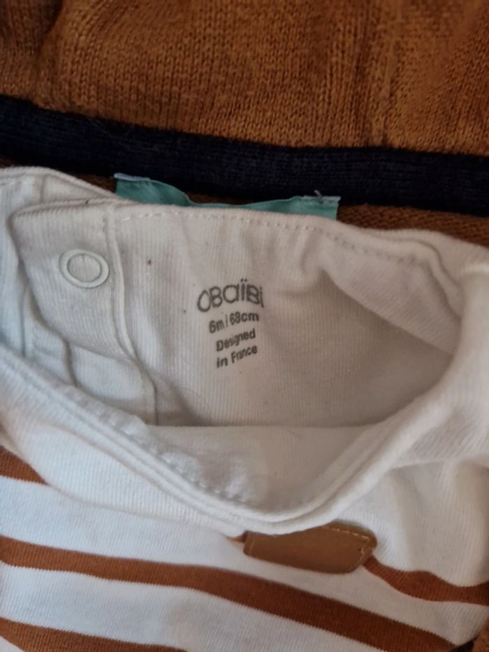 Ensemble jeans gilet haut 6 mois - photo numéro 3