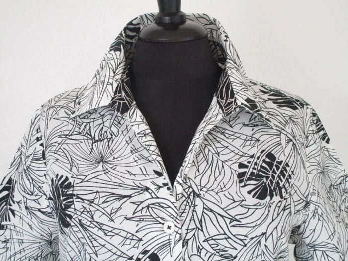 Chemise imprimé feuillage Jac Jac 40 NEUVE - photo numéro 3