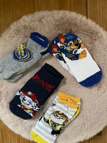 Lot socquettes pat patrouille 31/34