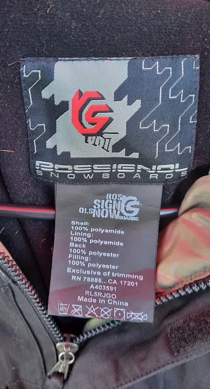 Veste rossignol snowboard taille L - photo numéro 3
