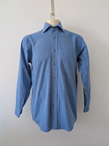 Chemise à carreaux en coton - Balenciaga - taille L (15/38)