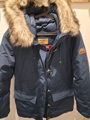 Parka superdry bleu