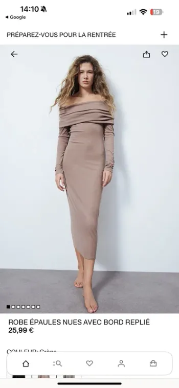 Robe longue H&M taille M