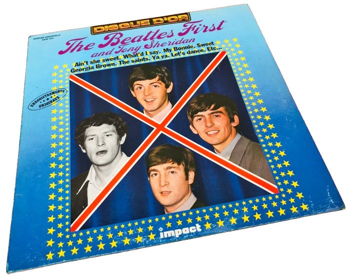 Vinyle 33 tours The Beatles First and Tony Sheridan Enregistrements originaux Impact 6886556