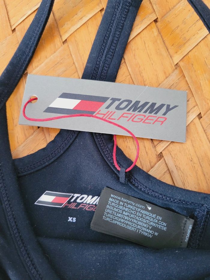 Neuf Haut Top brassière soutien gorge tenue de sport Tommy Hilfiger taille XS 34 - photo numéro 2