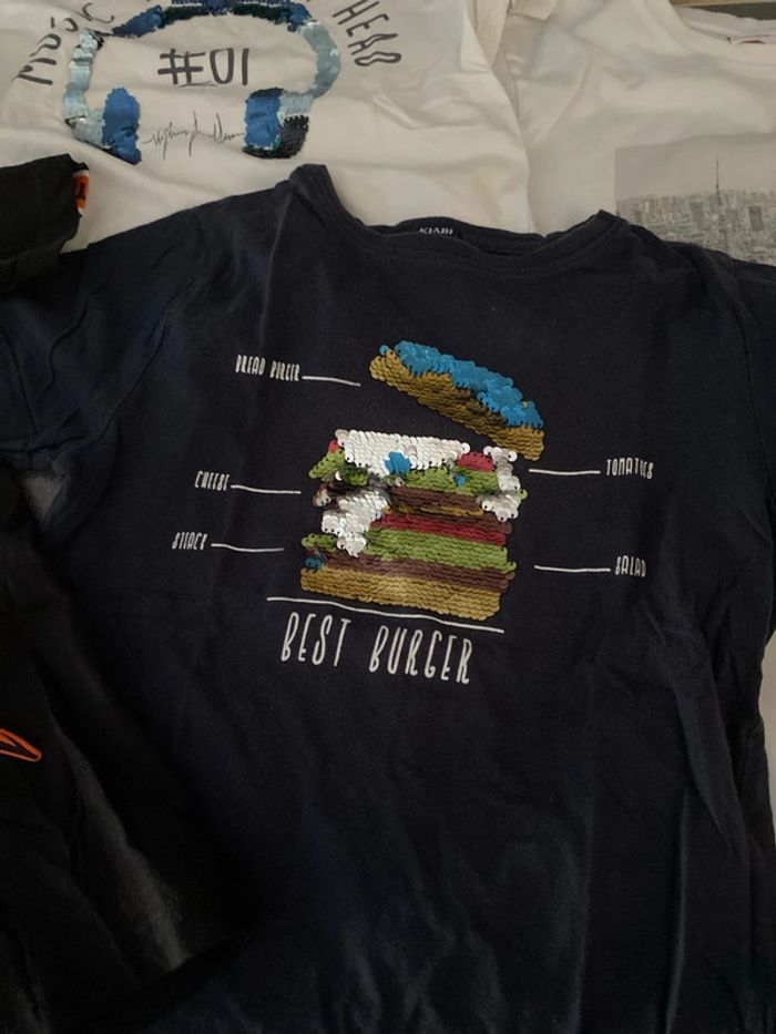 Lot de 4 t-shirts 10 ans kiabi, TAO - photo numéro 2