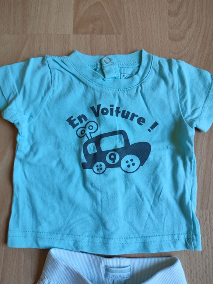 Lot tenue pantalon léger + t-shirt manches courtes Kimbaloo en 1M - photo numéro 5