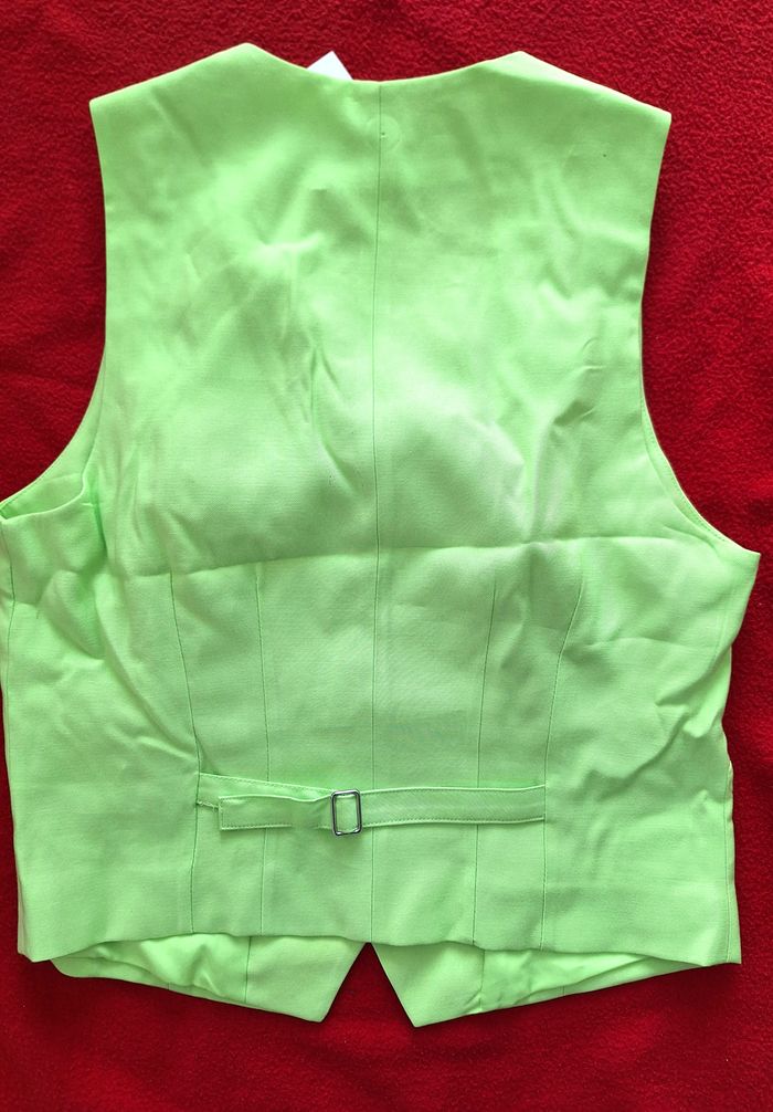 NEUF ! GILET SANS MANCHES VERT ANIS - PIMKIE - photo numéro 3