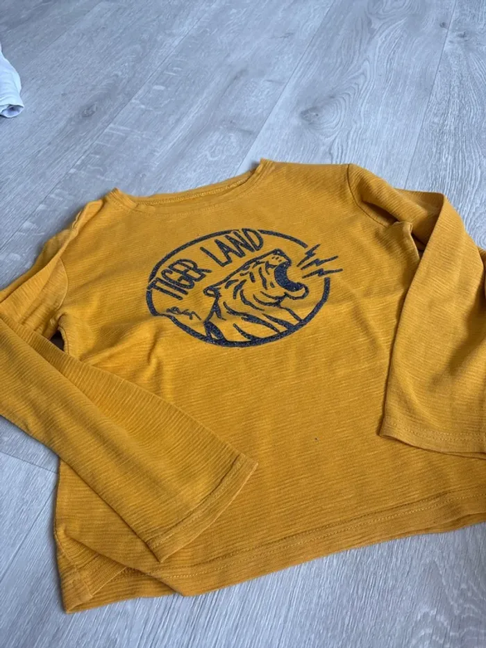 Lot de 2 tee shirt manches longues 8 ans - photo numéro 4